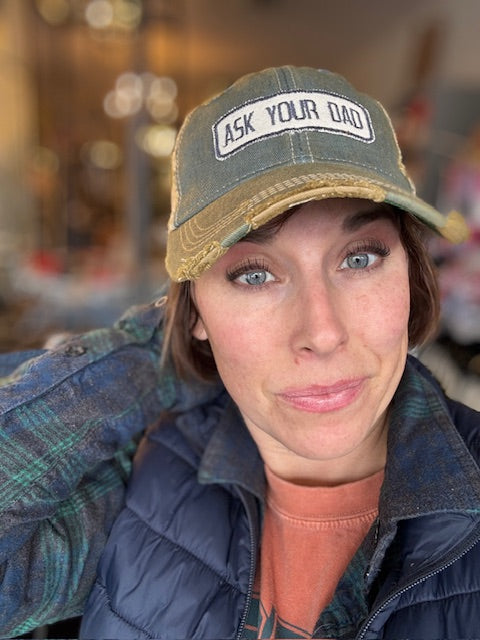 Ask Your Dad Hat from The Goat Stock