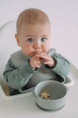 Sage Suction Bowl from The Saturday Baby
