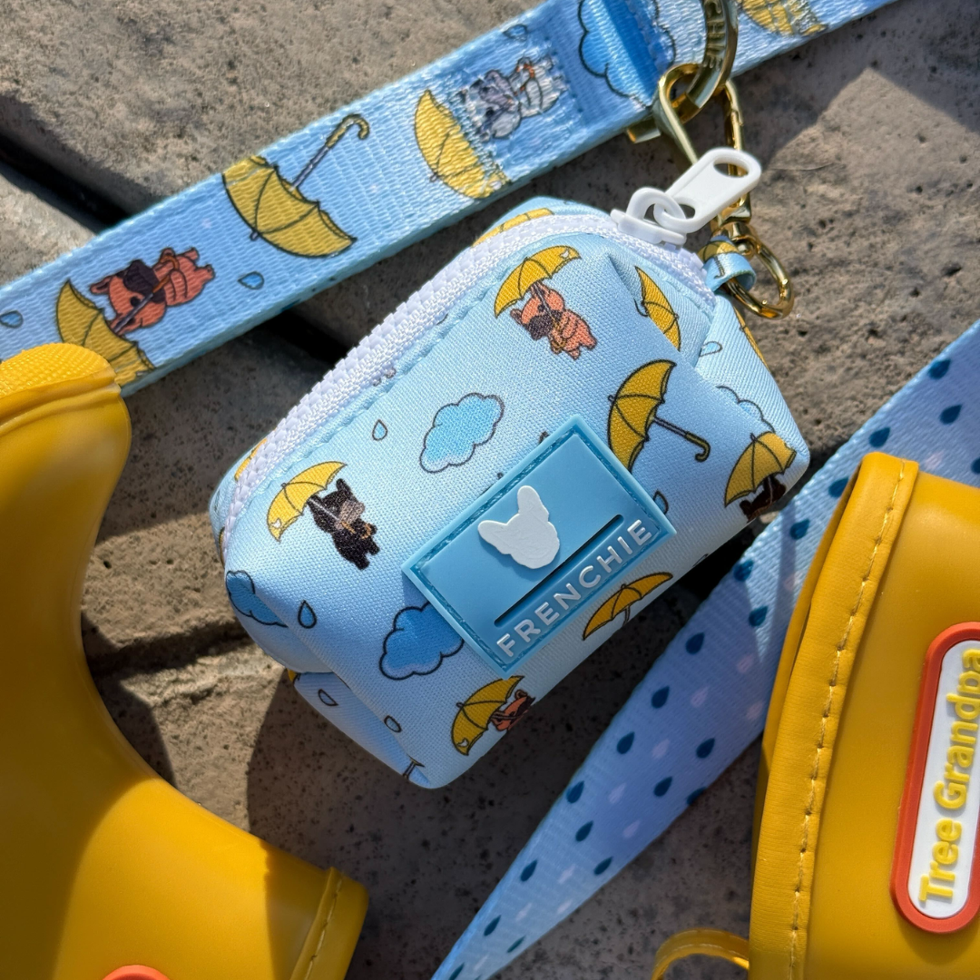 Frenchie Poo Bag Holder - It's Raining Frenchies from Frenchie Bulldog