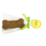 Individually Wrapped Custom Logo Bone WITH YOUR LOGO/DOG'S NAME! from Bubba Rose Biscuit Co.