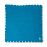 Icon Linen Napkins S/4 - Peacock + Mint from Furbish Studio