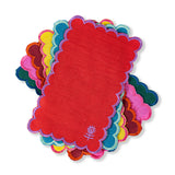 Icon Linen Cocktail Napkins S/6 - Rainbow from Furbish Studio