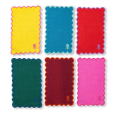 Icon Linen Cocktail Napkins S/6 - Rainbow from Furbish Studio