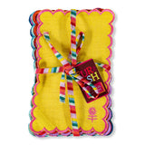 Icon Linen Cocktail Napkins S/6 - Rainbow from Furbish Studio