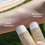 Rose Quartz Cream Vegan Highlighter Stick From River Organics