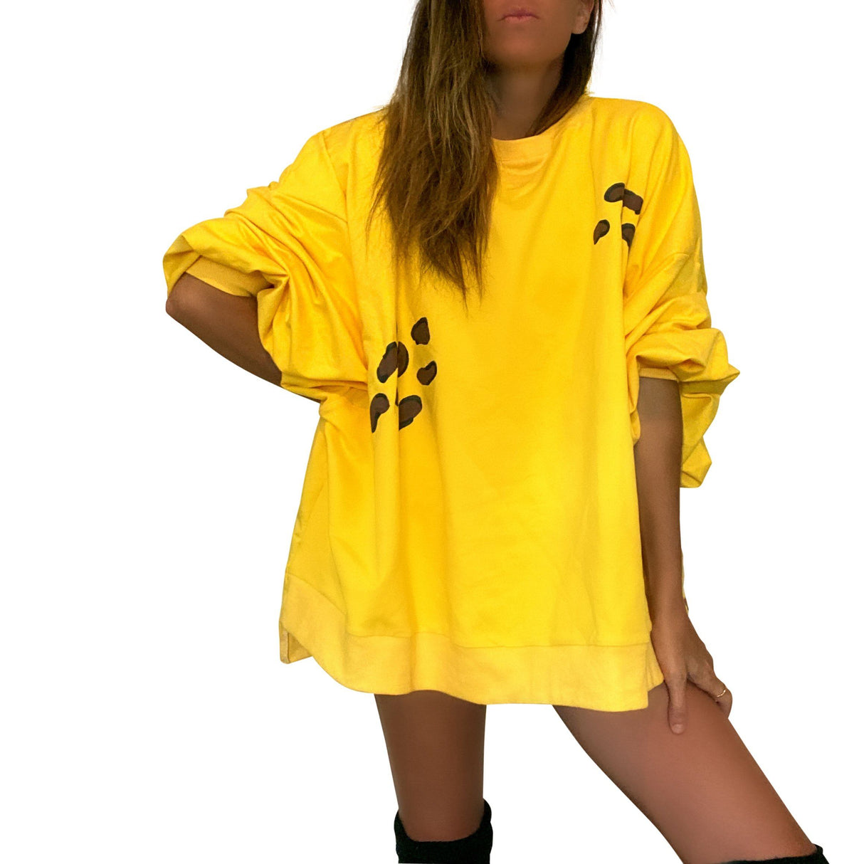 'IM A CHEETAH' PAINTED SWEATSHIRT from Wren + Glory