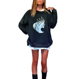 'Im A Princess' Painted Sweatshirt from Wren + Glory