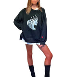 'Im A Princess' Painted Sweatshirt from Wren + Glory