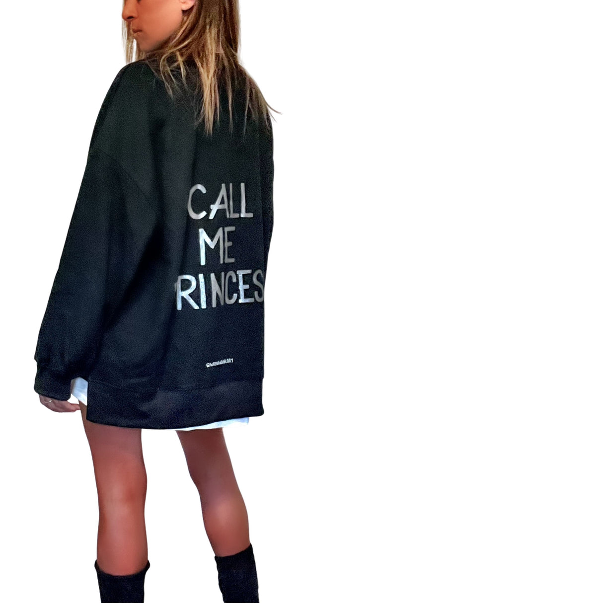 'Im A Princess' Painted Sweatshirt from Wren + Glory