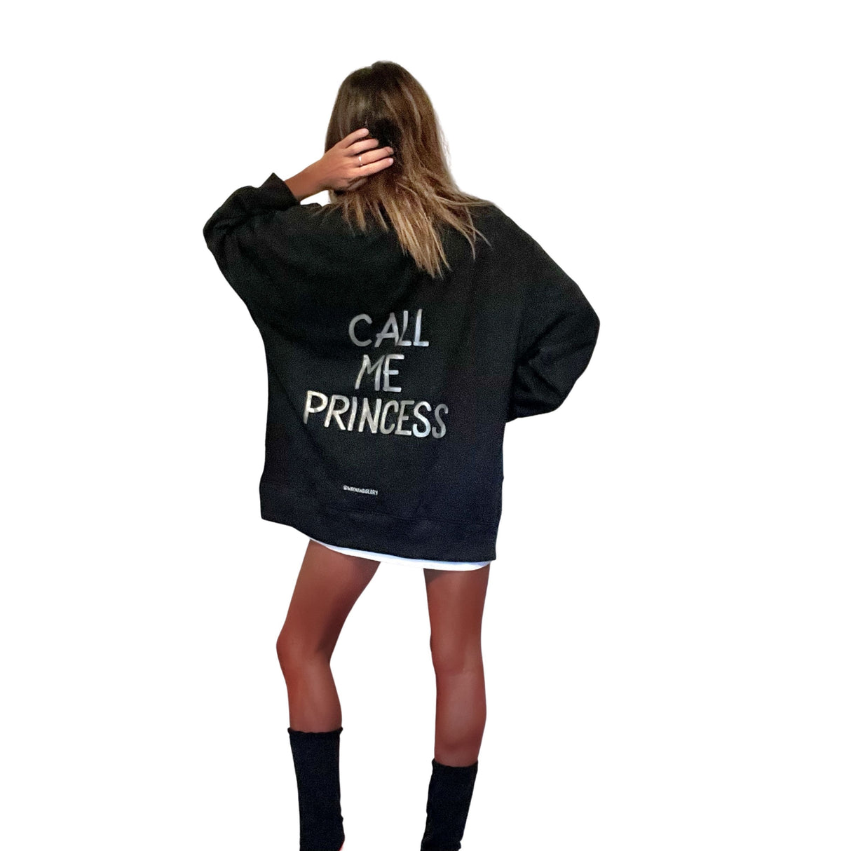 'Im A Princess' Painted Sweatshirt from Wren + Glory