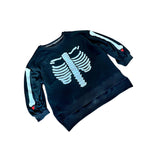 'Im A Skeleton" Painted Sweatshirt from Wren + Glory
