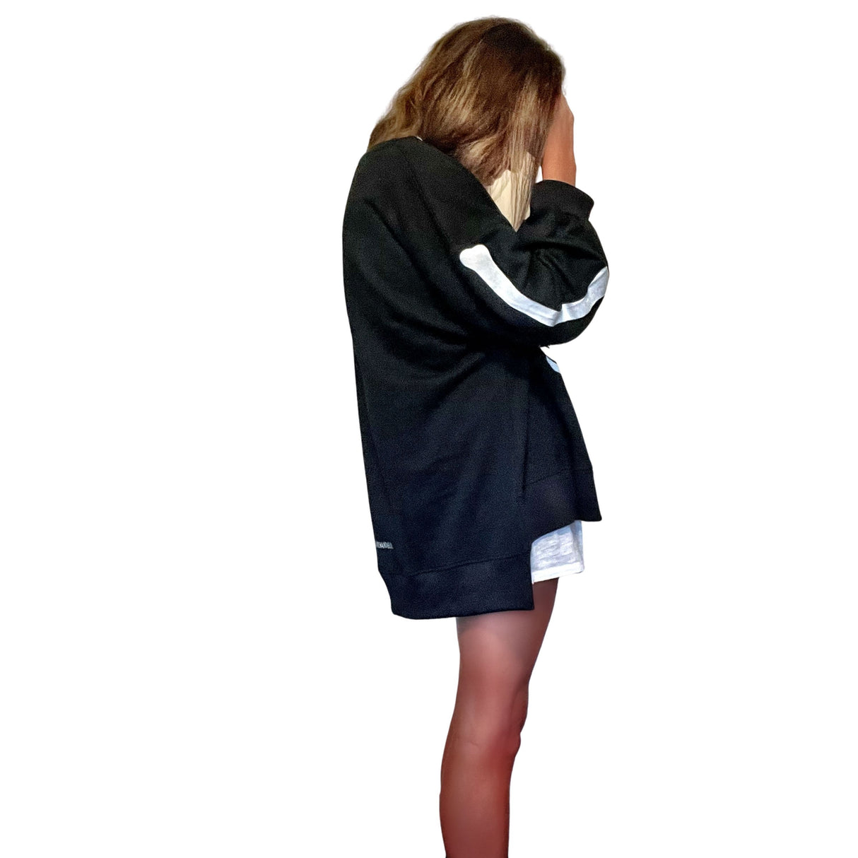 'Im A Skeleton" Painted Sweatshirt from Wren + Glory