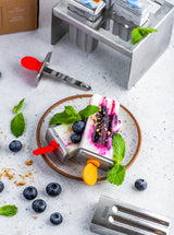 Stainless Steel Popsicle Molds, Mini Square with Stainless Steel Sticks from ecozoi