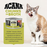 Acana Grain Free Chunks in Broth Lamb & Kidney Wet Cat Food (3oz) from The Family Pet