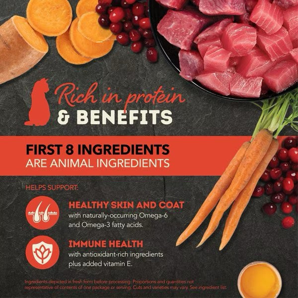 Acana Grain Free Chunks in Broth Beef & Tuna Wet Cat Food (3oz) from The Family Pet