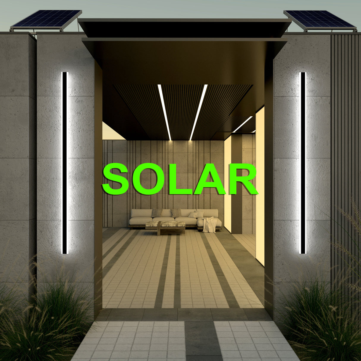 Immense Solar Lamp from Ozarké