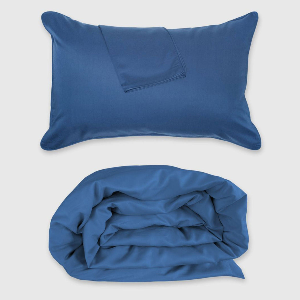 Bamboo Duvet Cover with Shams 3 Piece Set - Indigo from BedVoyage