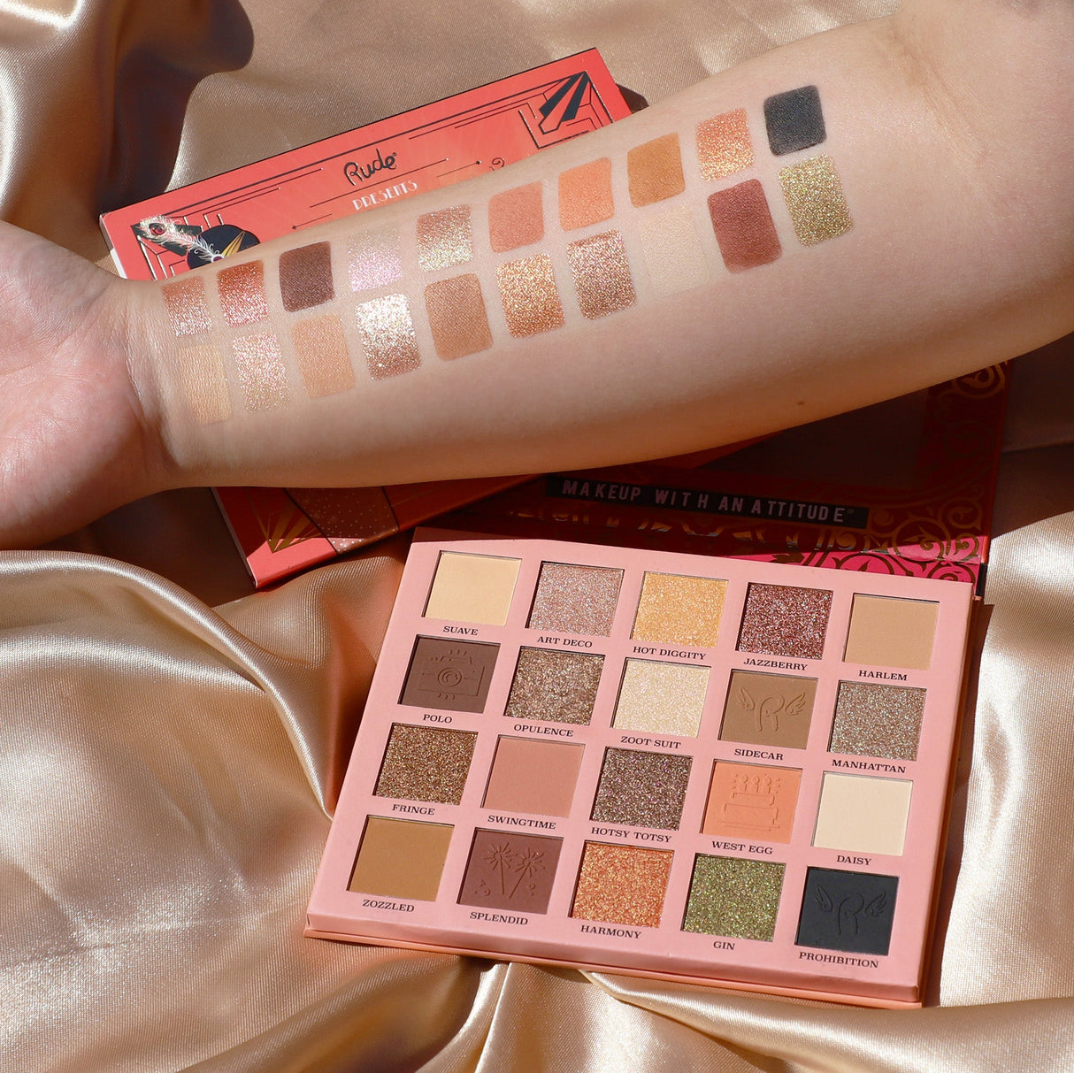 The Roaring 20's Eyeshadow Palette - Indulgence from Rude Cosmetics