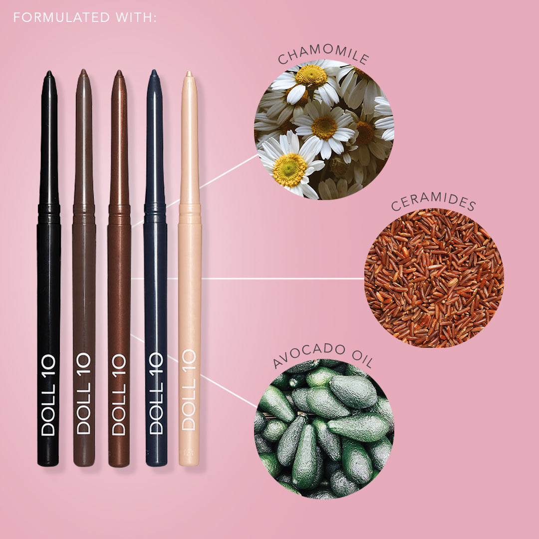 Automatic Skinny Eyeliner 5pc Collection from Doll 10