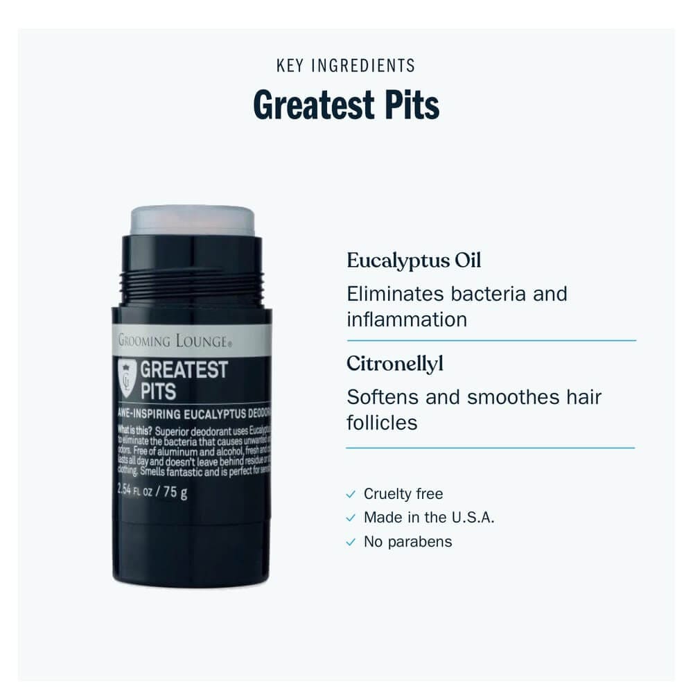 Grooming Lounge Greatest Pits Deodorant from Grooming Lounge