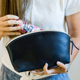 Eclipse Cosmetic Bag All for American from Lifetime Leather Co.