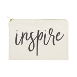Inspire Cotton Canvas Cosmetic Bag from The Cotton & Canvas Co.