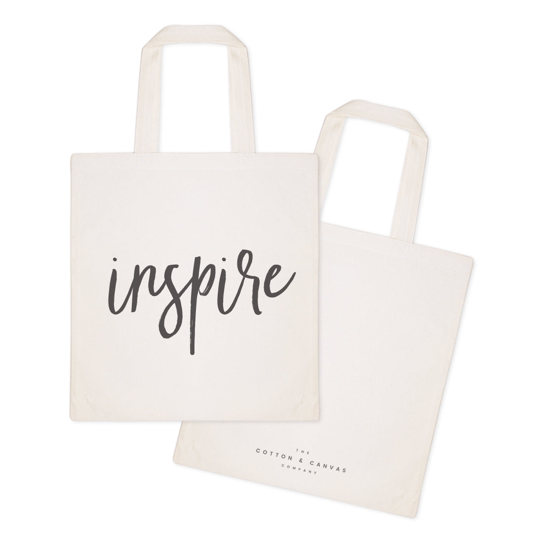 Inspire Gym Cotton Canvas Tote Bag from The Cotton & Canvas Co.