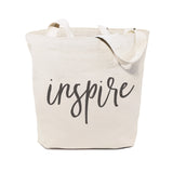 Inspire Gym Cotton Canvas Tote Bag from The Cotton & Canvas Co.