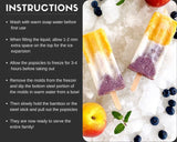 Stainless Steel Popsicle Molds, Mini Square with Stainless Steel Sticks from ecozoi