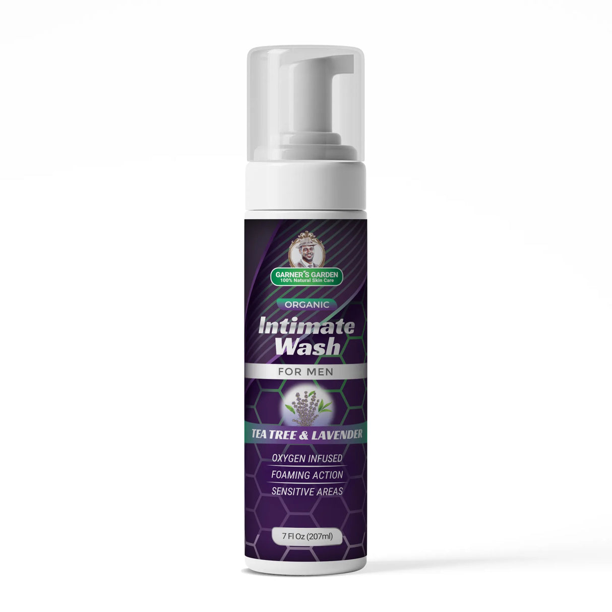 Organic Intimate Wash For Men | Foaming | H₂O₂ from Garner's Garden