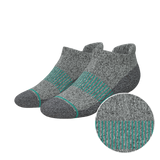 The Intramural Champ | Gray Stay Weird Heel Hammock™ Ankle Socks from Shinesty