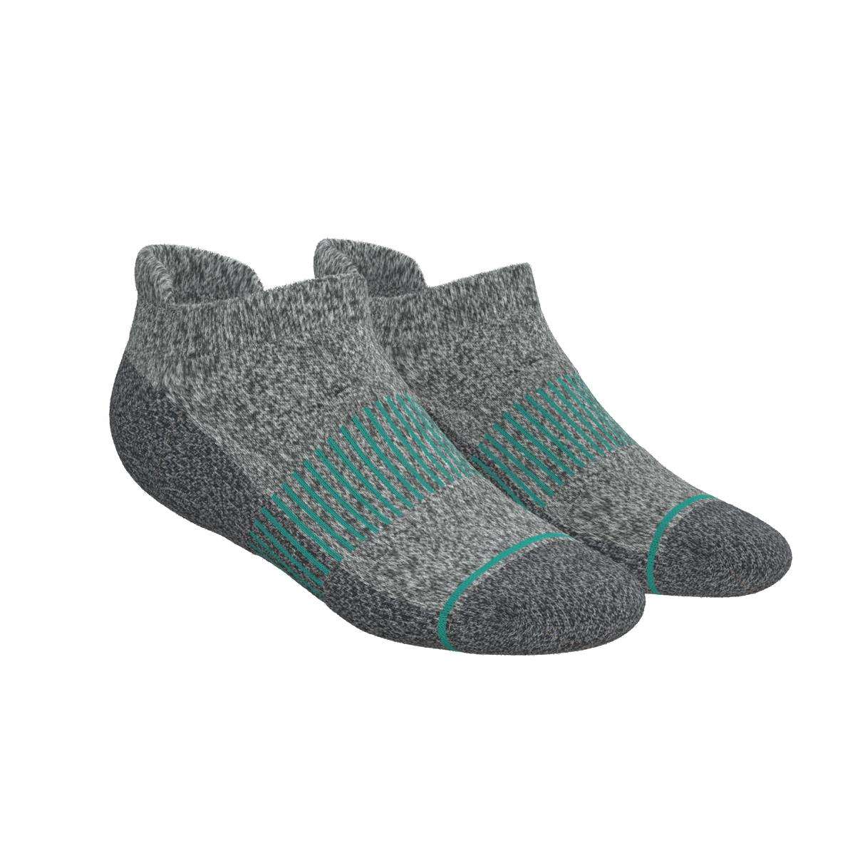 The Intramural Champ | Gray Stay Weird Heel Hammock™ Ankle Socks from Shinesty