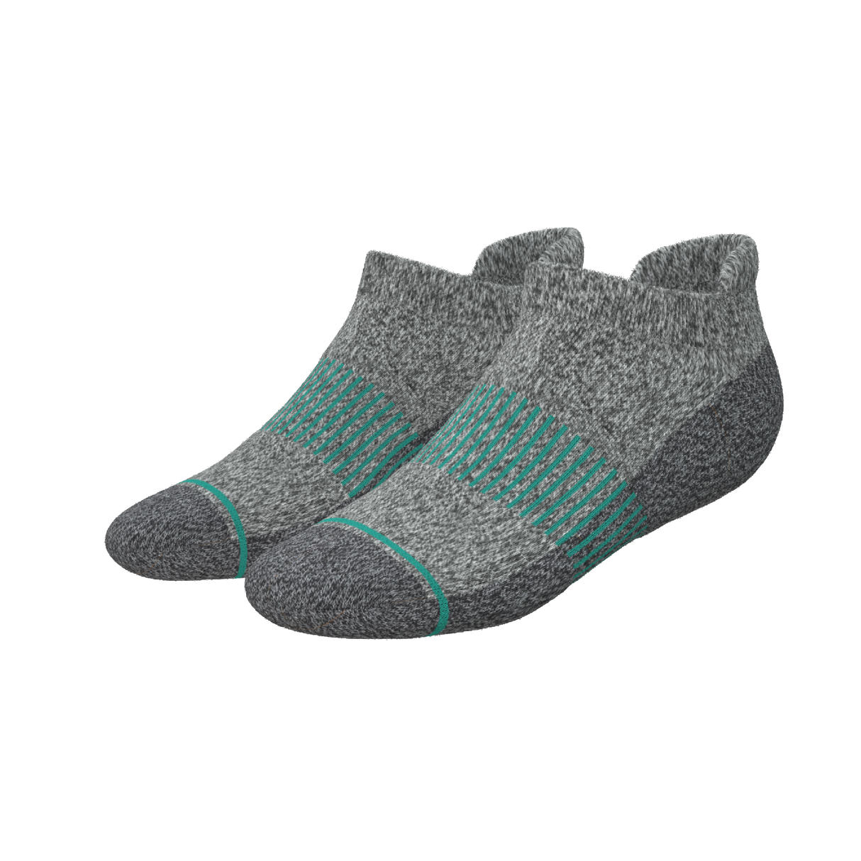 The Intramural Champ | Gray Stay Weird Heel Hammock™ Ankle Socks from Shinesty