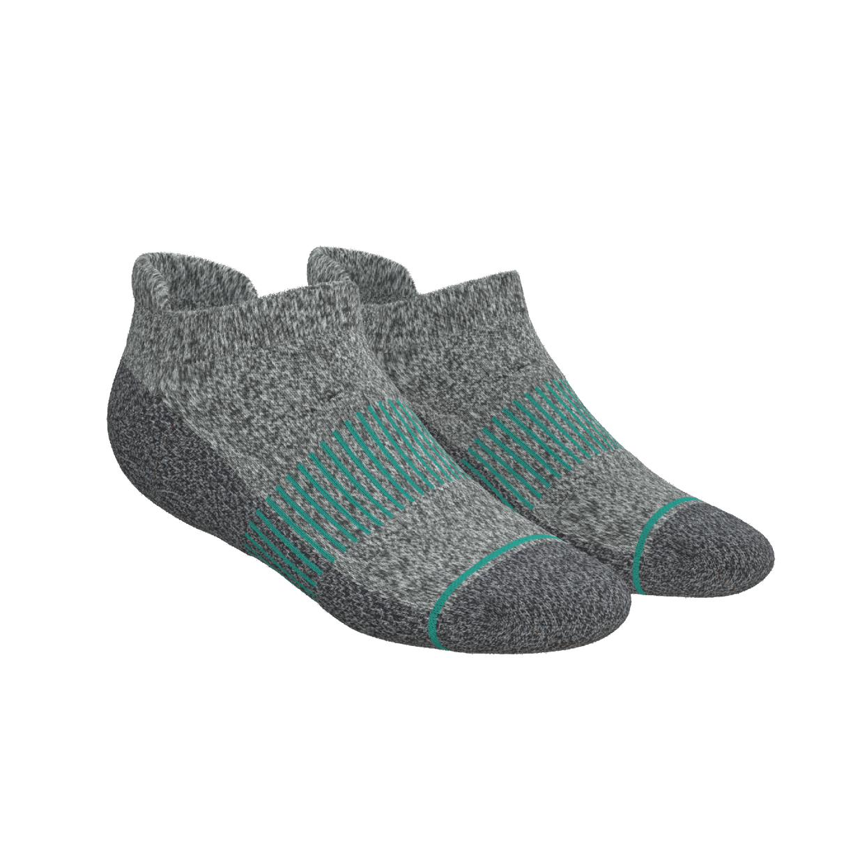The Intramural Champ | Gray Stay Weird Heel Hammock™ Ankle Socks from Shinesty