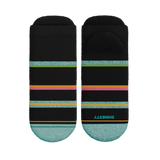 The Island Time | Black Tropical Heel Hammock™ Ankle Socks from Shinesty
