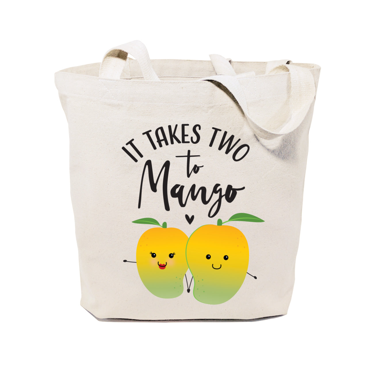 It Takes Two to Mango Cotton Canvas Tote Bag from The Cotton & Canvas Co.