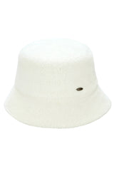 C.C Solid Short Hair Faux Fur Winter Bucket Hat from Madeline Love