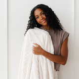 PATTERNED FAUX FUR THROW BLANKETS From Saranoni