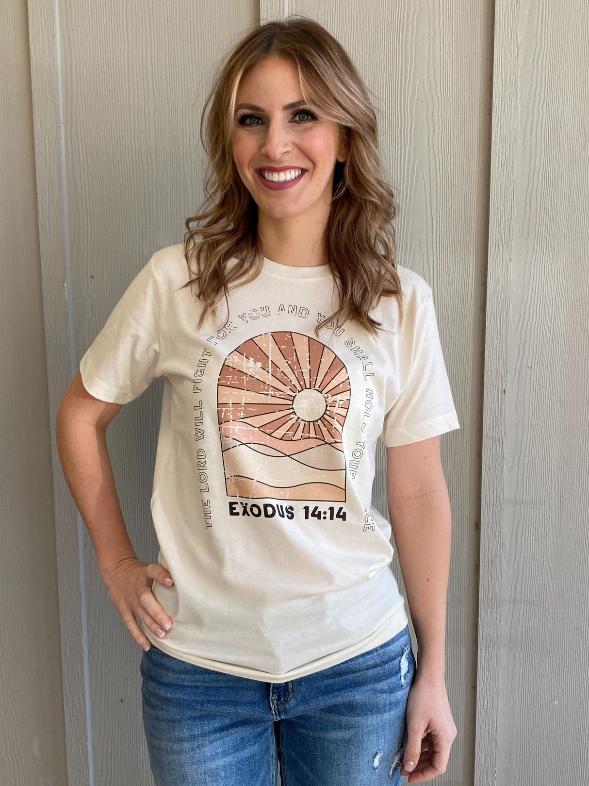 2390 Exodus 14:14 Tee from J.Forks Designs