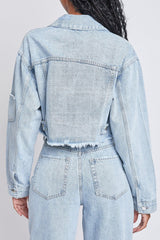 Women's Cropped Denim Jacket from YMI JEANS