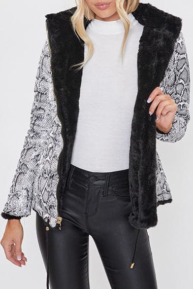 Women's Winter Faux Fur Reversible Jacket Jacket From YMI JEANS