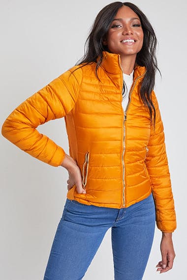 Women's Winter Fitted Puffer Jacket from YMI JEANS