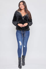 Women's Winter Faux Fur Reversible Jacket from YMI JEANS