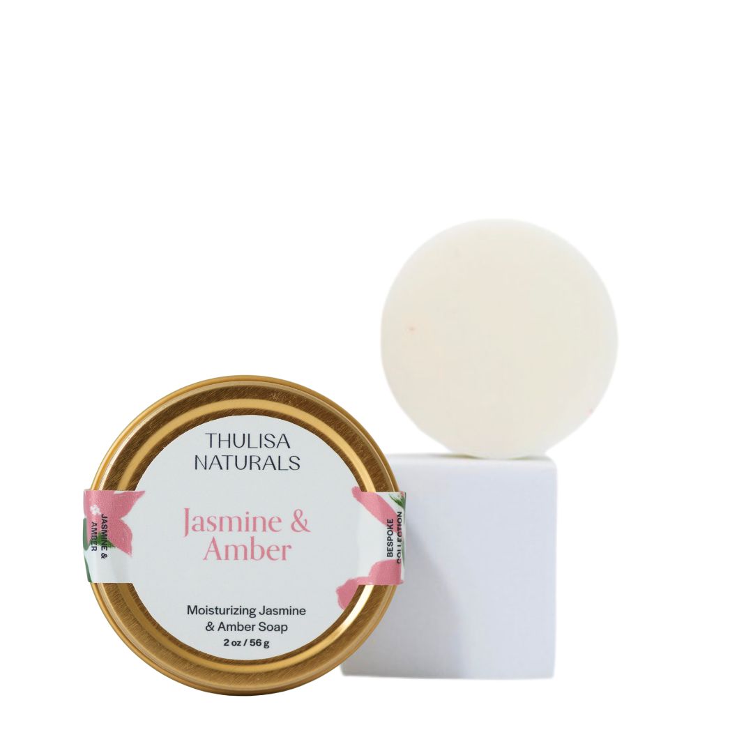 Shea Butter Hand and Body Travel Soap | Jasmine Amber from Thulisa Naturals