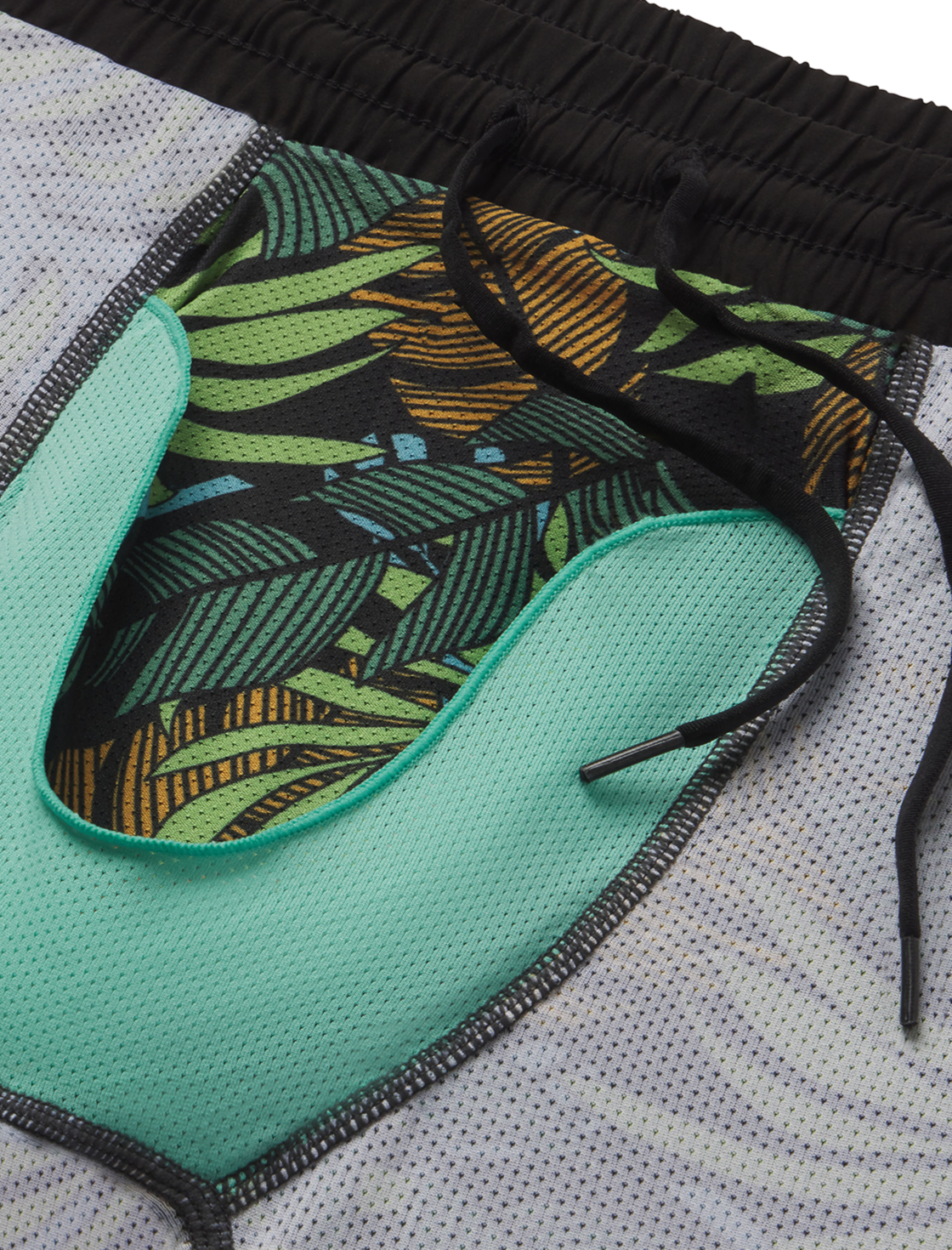The Botanist | Tropical Leaves Ball Hammock® 7 Inch Athletic Shorts from Shinesty