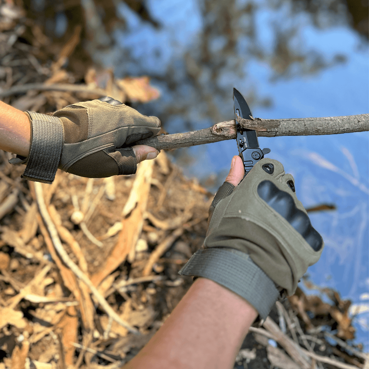 Tactical Fingerless Airsoft Gloves for Outdoor Sports, Paintball, and Motorcycling from Jupiter Gear
