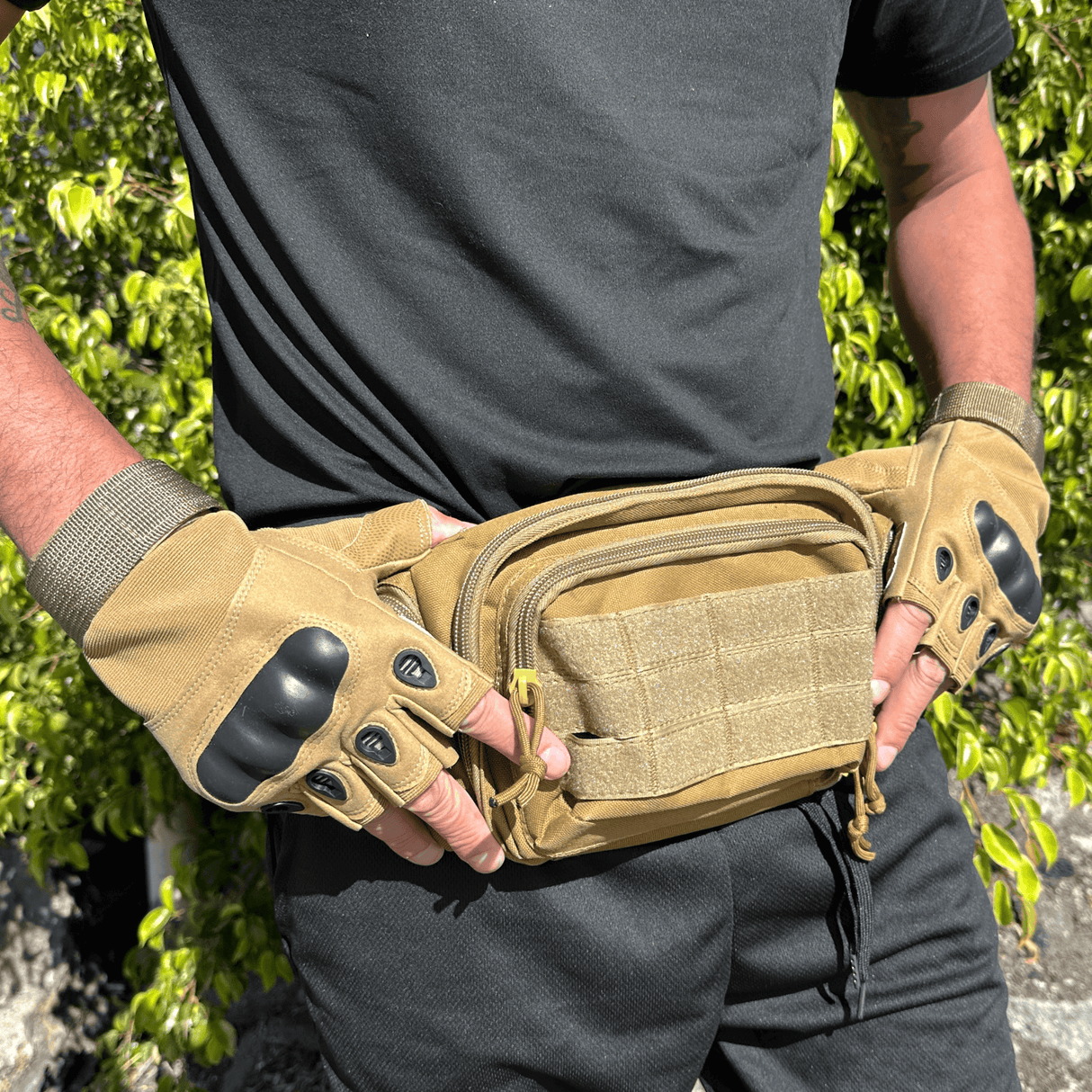 Tactical Fingerless Airsoft Gloves for Outdoor Sports, Paintball, and Motorcycling from Jupiter Gear