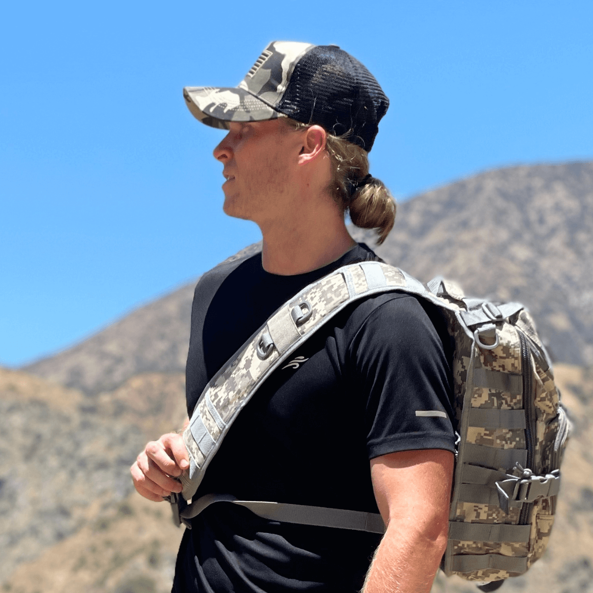 American Flag Trucker Hat with Adjustable Strap from Jupiter Gear