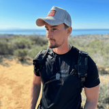 American Flag Trucker Hat with Adjustable Strap from Jupiter Gear