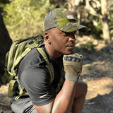 Tactical-Style Patch Hat with Adjustable Strap from Jupiter Gear